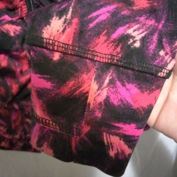 Exertek Zippered Work Out Jacket Women Size L Long Sleeve Pockets Grunge - Picture 4 of 8